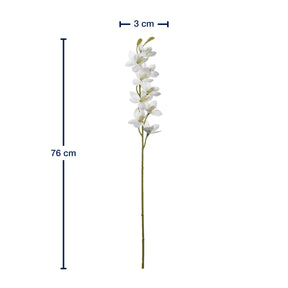 Messangaben zu Orchidee FIORE 76 cm weiß