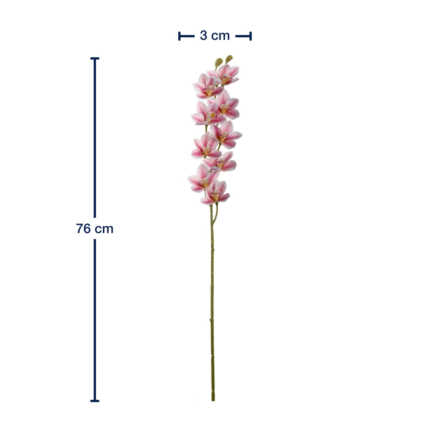 Massangaben zu Orchidee FIORE 76 cm pink