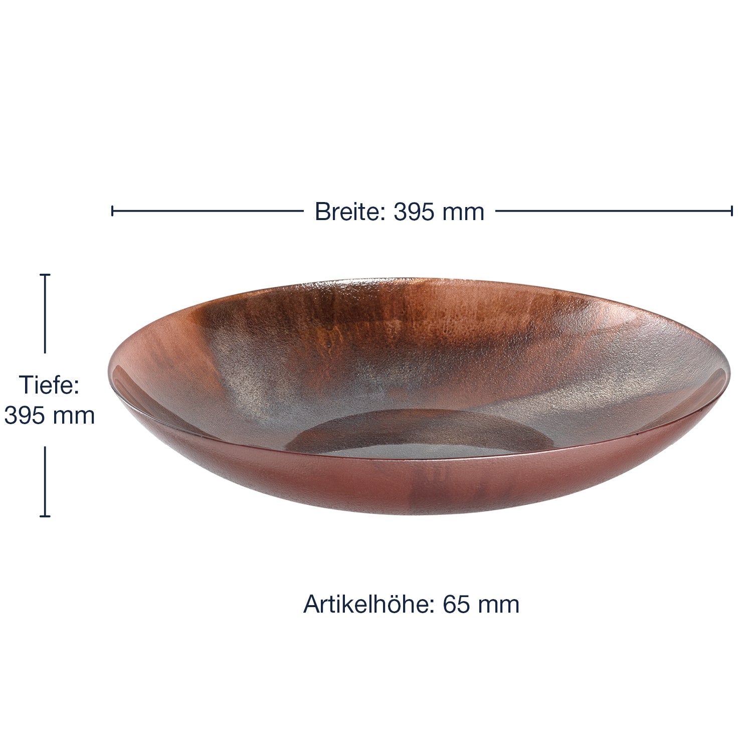 Massangaben zu Schale POESIA 40 cm rosé
