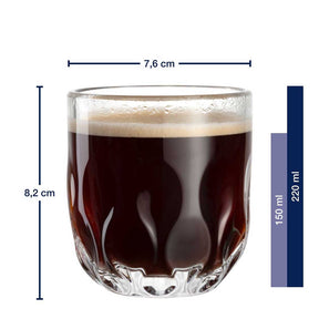 Massangaben zu Kaffeeset GOCCE 6-teilig