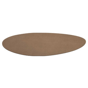 Platzset GOCCE braun, elliptische Form, von oben fotografiert