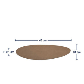 Massangaben zu Platzset GOCCE 34 x 48 cm braun/beige