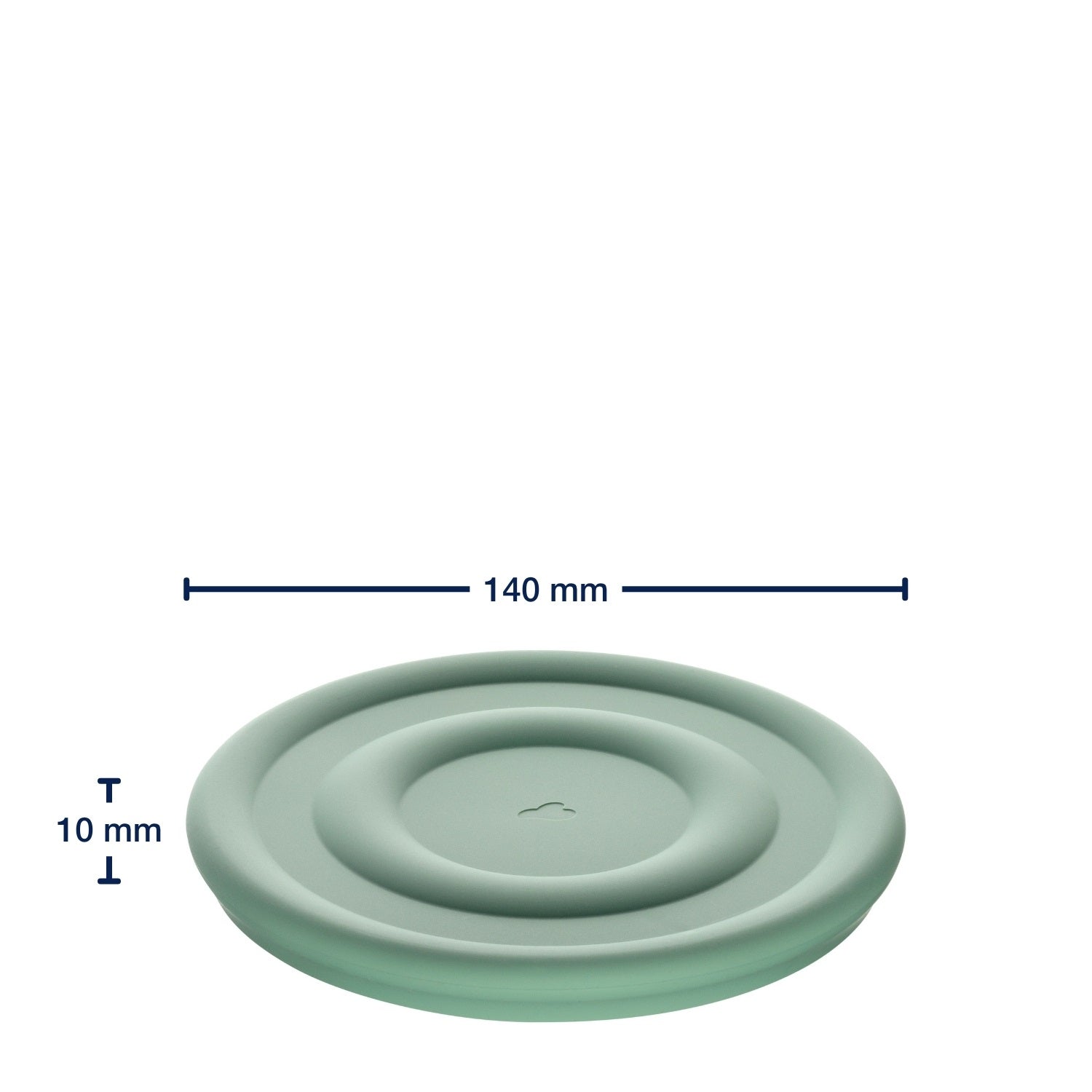 Massangaben zu Silikondeckel CUCINA 14 cm salbei