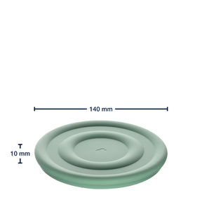 Massangaben zu Silikondeckel CUCINA 14 cm salbei