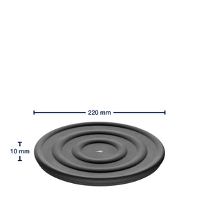 Massangaben zu Silikondeckel CUCINA 22 cm anthrazit