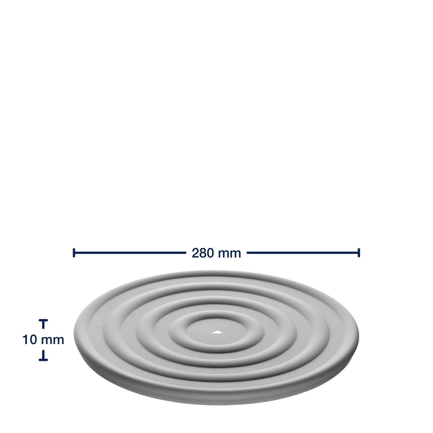 Massangaben zum Silikondeckel CUCINA 28 cm grau