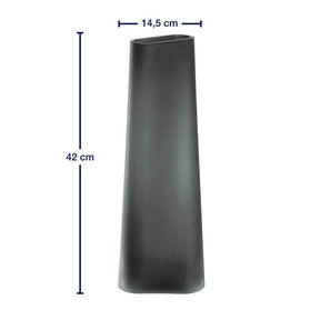 Massangaben zu Vase TURNO 42 cm grau satiniert