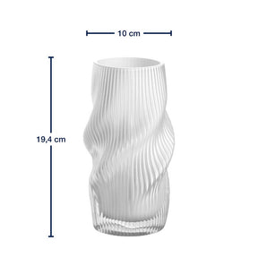 Massangaben zu Vase VERDI 19 cm weiß