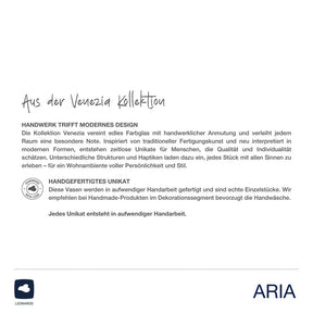 Produktinformationen und Handwerksbeschreibung zur Solifleurvase ARIA