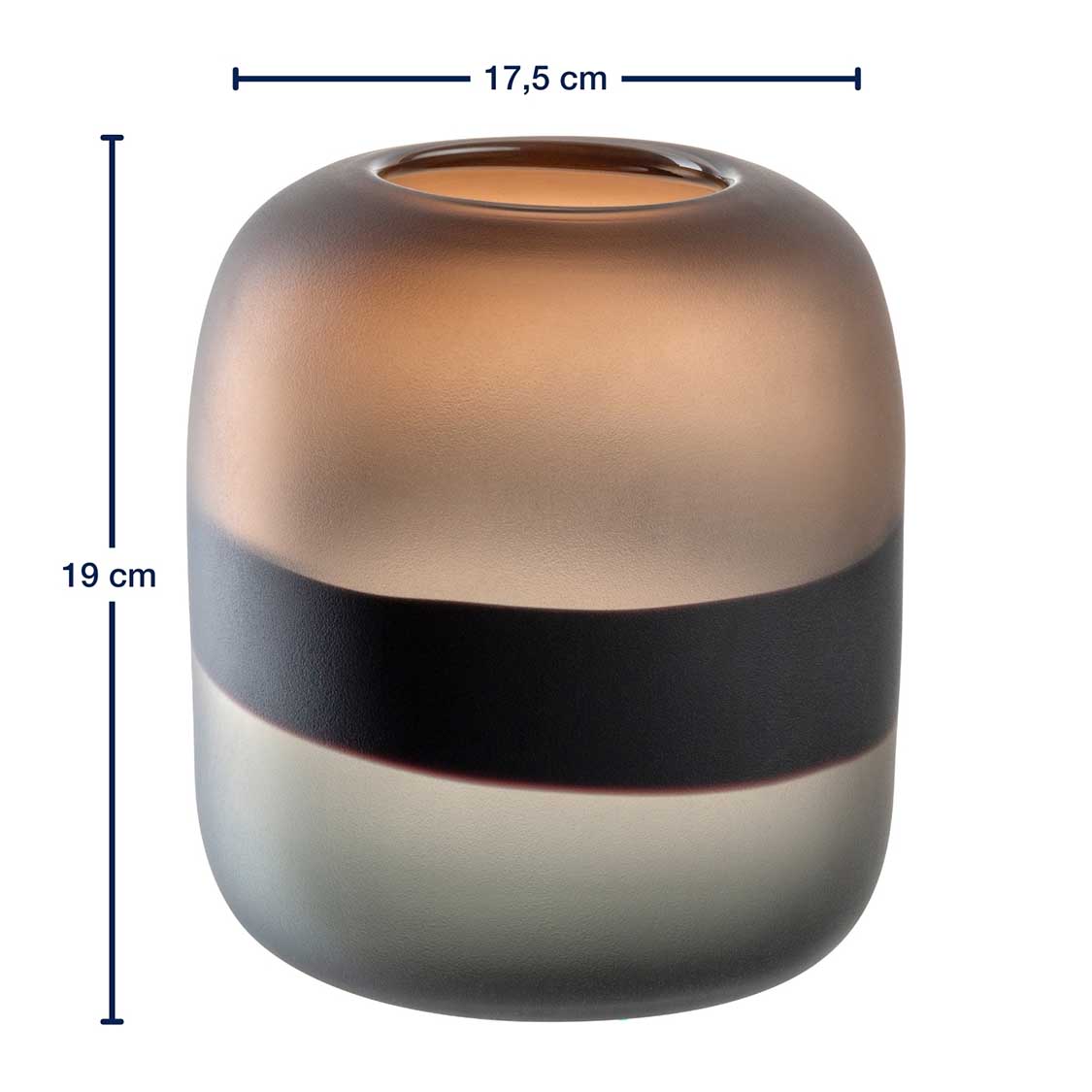 Massangaben zu Vase CORSO SABBIA 19 cm