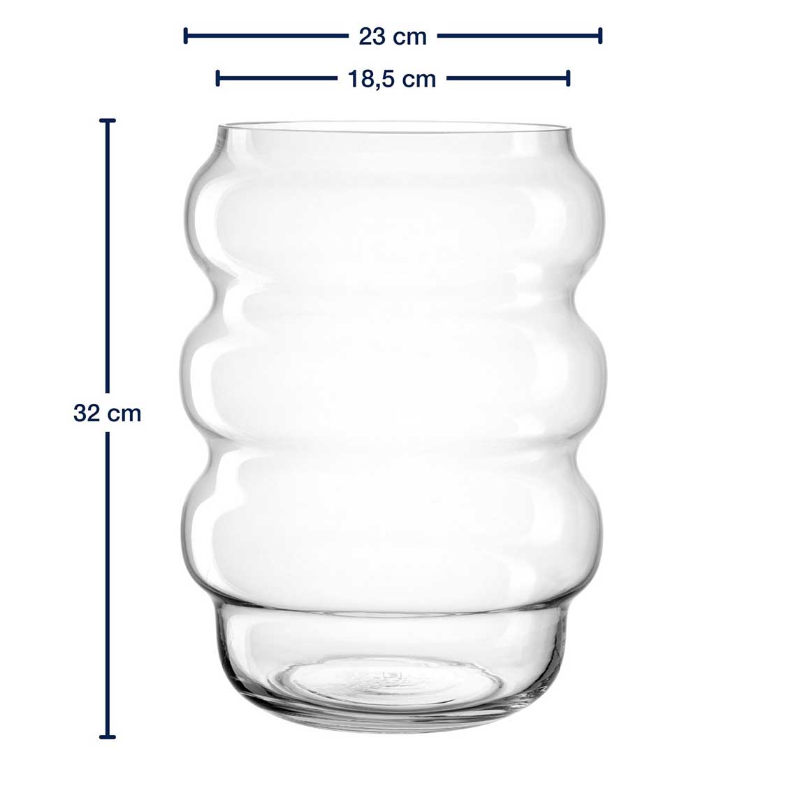Massangaben zum Windlicht SOLE 32 cm
