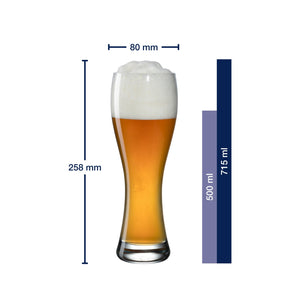 Massangaben zu Weizenbiergläser MAXIMA 500 ml 2er-Set