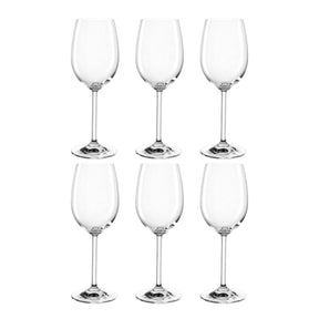 Weißweinglas DAILY 370 ml 6er-Set in klarem Glas, Draufsicht