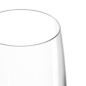 Klares Bierglas DAILY 360 ml, Nahaufnahme von oben