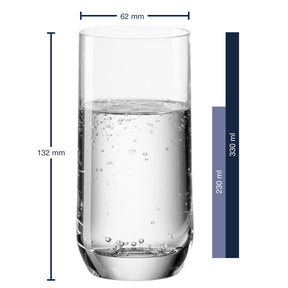 Massangaben zu Trinkglas DAILY 330 ml
