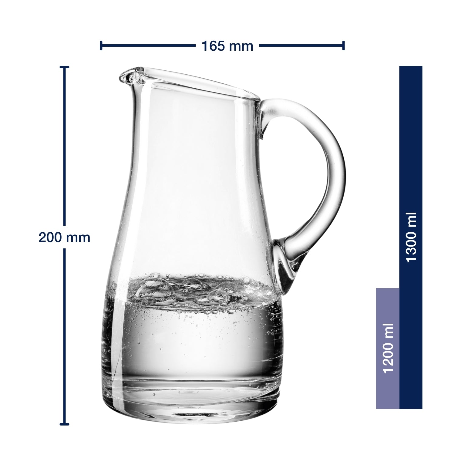 Massangaben zu Krug LIQUID 1,2 l