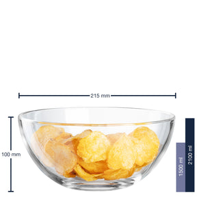 Schale CUCINA mit Kartoffelchips, Massangaben