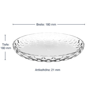 Massangaben zu Teller CUCINA OPTIC 18 cm 6er-Set