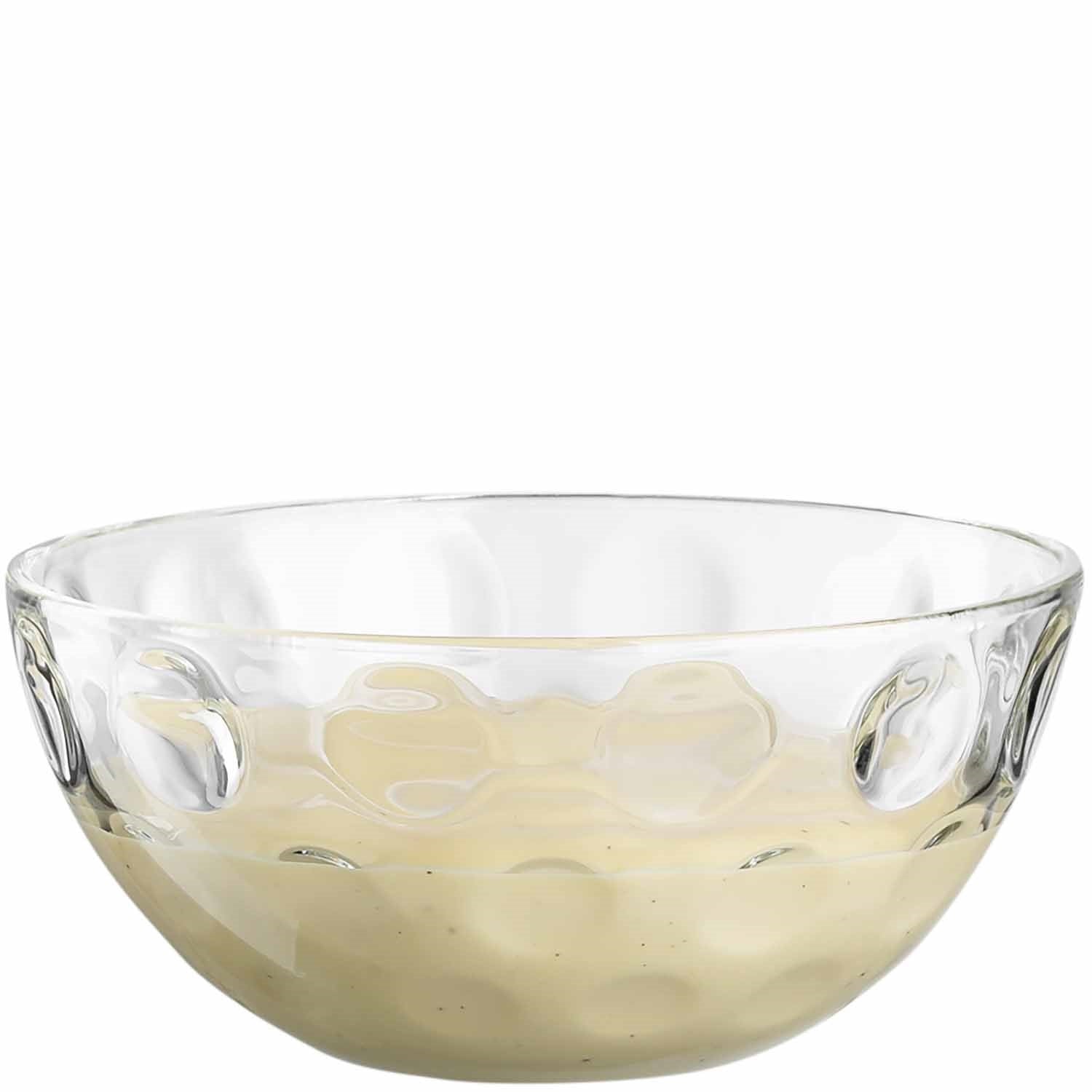 Schale CUCINA OPTIC mit Getränk und Eiswürfeln gefüllt