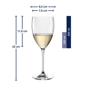 Massangaben zu Weißweinglas POESIA 450 ml