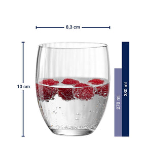 Massangaben zu Trinkglas POESIA 380 ml