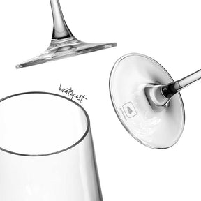 Digestifglas PUCCINI 220 ml von oben und seitlich, mit Stielansicht