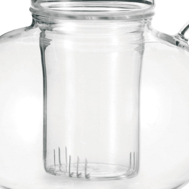 Klares Glasgefäss Ersatzfilter BALANCE mit Rillen am Boden