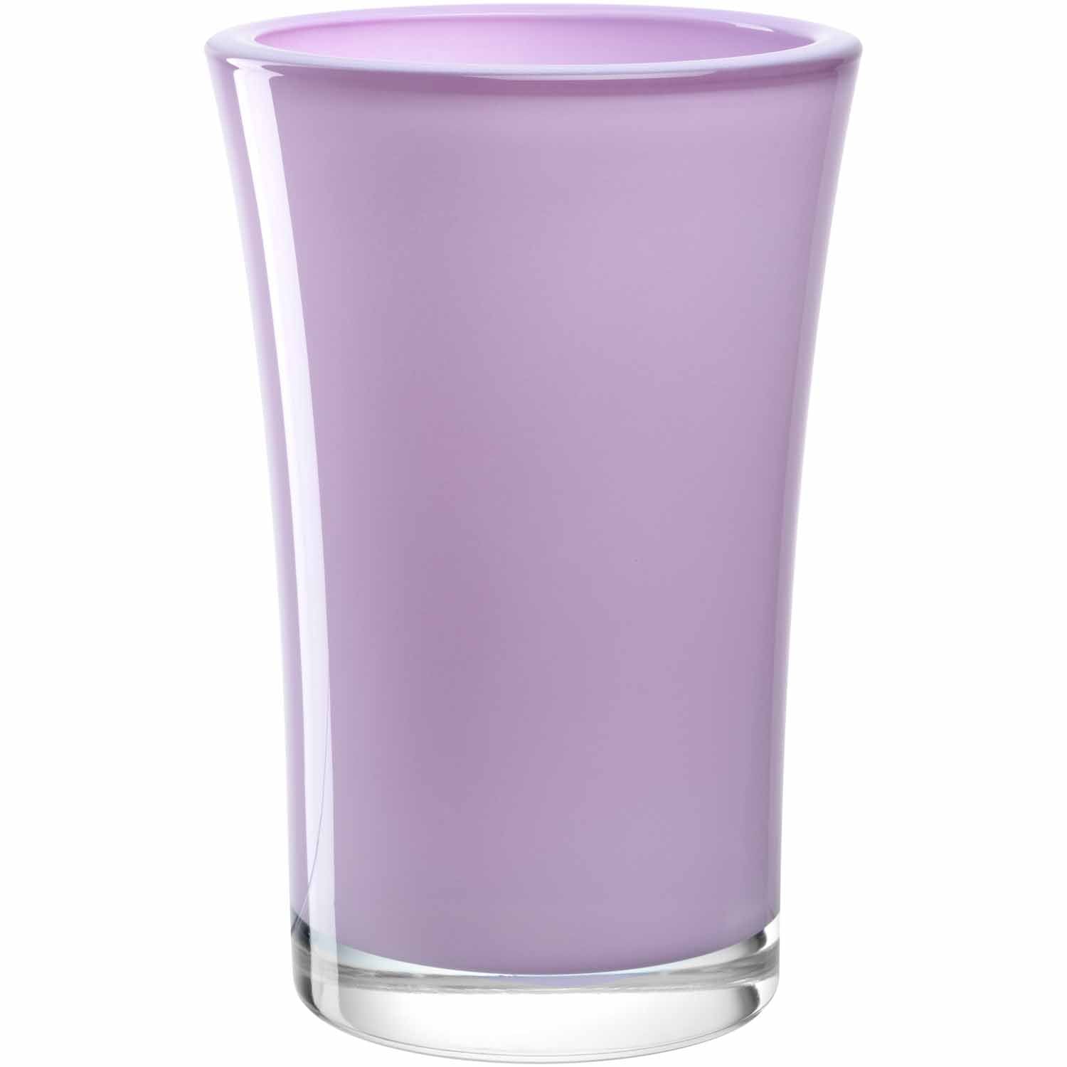 Vase 21 flieder LUMINOSA aus Glas vor weissem Hintergrund