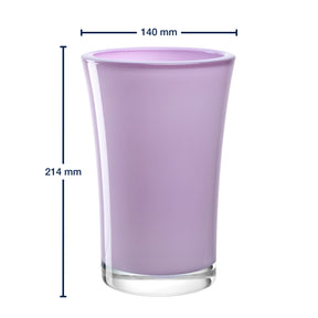 Massangaben zu Vase 21 flieder LUMINOSA