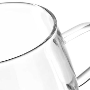 Detailaufnahme Glasrand und Henkel der Teetasse TÈ PER TE