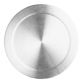 Dose COMODO mit Edelstahldeckel, Draufsicht auf geschlossene Aufbewahrungsdose