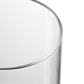 Dose COMODO 1 l, klares Glas, Ausschnitt Rand und Oberfläche