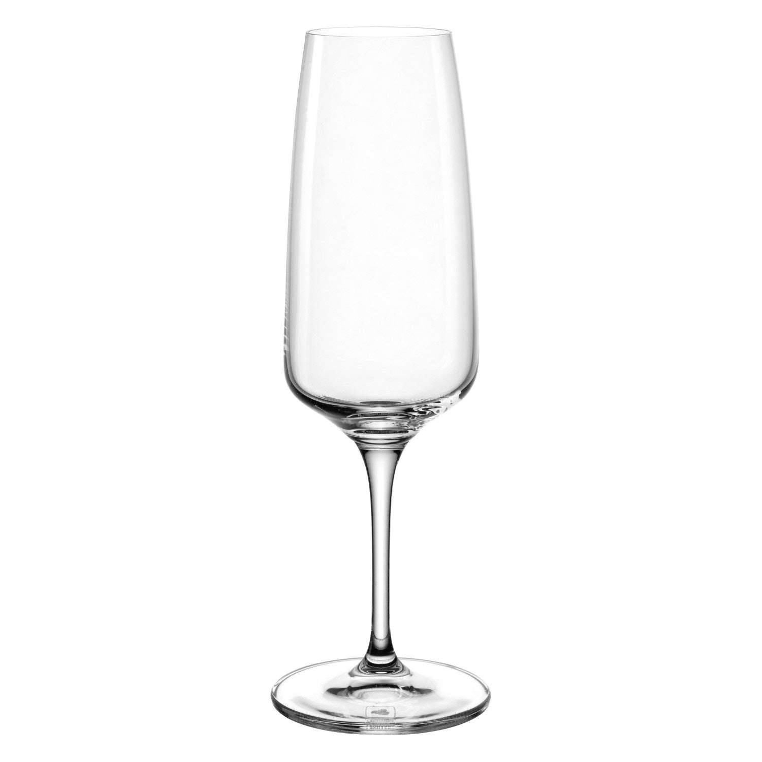 Sektglas CESTI 240 ml, klares Glas, Kelchform auf Stiel