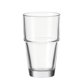 Becher SOLO aus klarem Glas, stapelbar, freigestellt