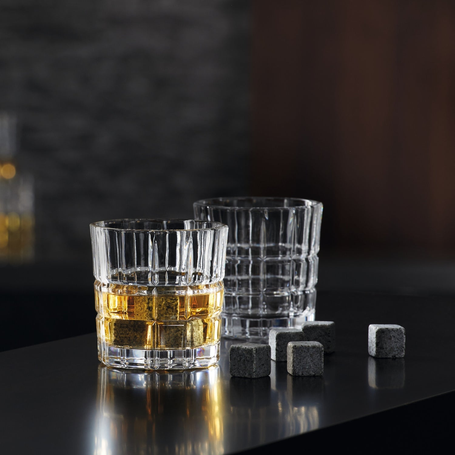 2 Whiskey-Gläser SPIRITII + 8 Kühlsteine